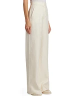 Hangar Linen Wide-Leg Trousers