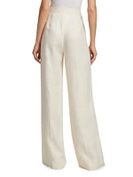 Hangar Linen Wide-Leg Trousers