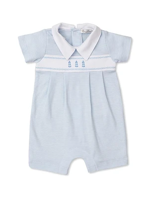 Baby Boy's Striped Short Playsuit