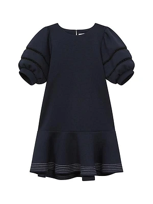 Little Girl's & Girl's Clea Puff Sleeve Dress