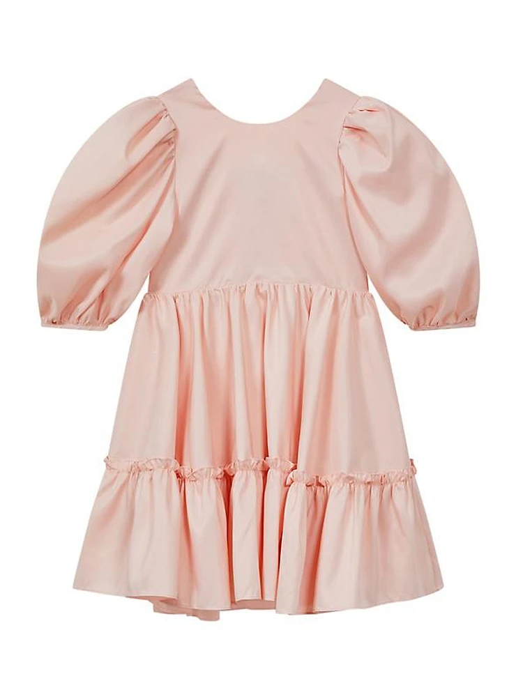 Little Girl's & Girl's Toby Puff-Sleeve Dress