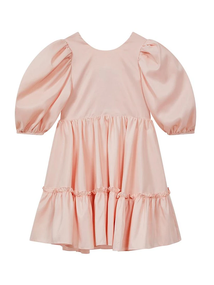 Little Girl's & Toby Puff-Sleeve Dress