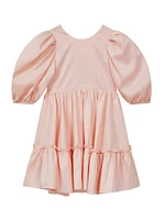 Little Girl's & Toby Puff-Sleeve Dress