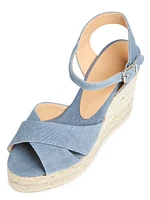 Blaudell 115MM Espadrille Wedge Sandals