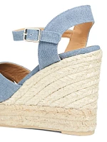 Blaudell 115MM Espadrille Wedge Sandals