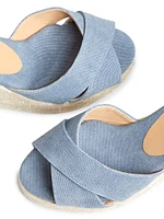 Blaudell 115MM Espadrille Wedge Sandals