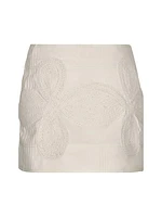 Brouhaha Embroidered Miniskirt