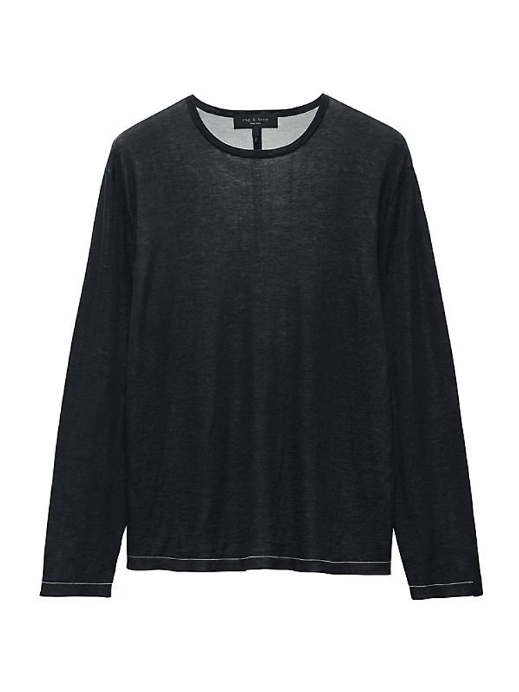 Double-Faced Long-Sleeve T-Shirt