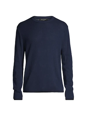 Harvey Cotton-Blend Crewneck Sweater