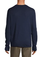 Harvey Cotton-Blend Crewneck Sweater