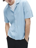 Avery Cotton Gauze Short-Sleeve Shirt