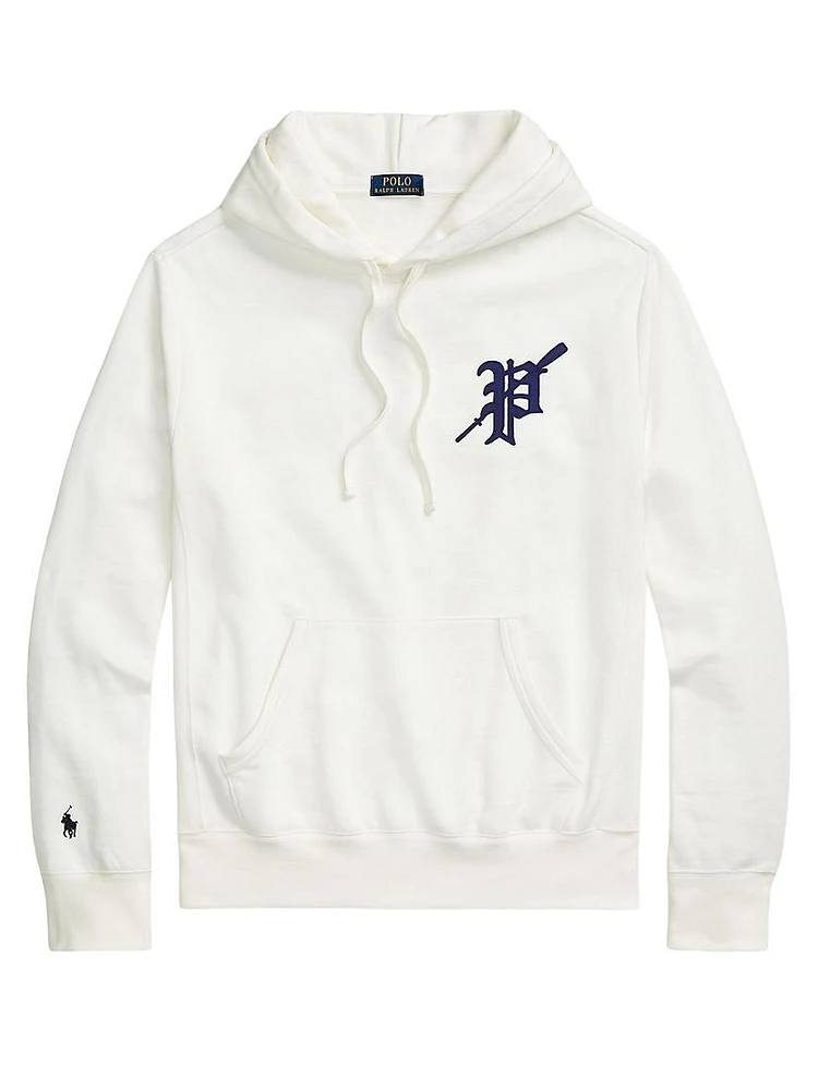 Logo-Embroidered Fleece Hoodie