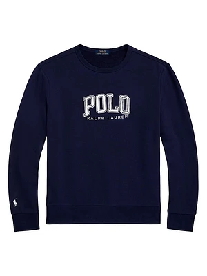 Logo-Embroidered Crewneck Sweatshirt