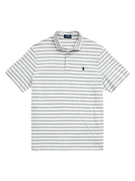 Striped Cotton Polo Shirt