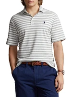 Striped Cotton Polo Shirt