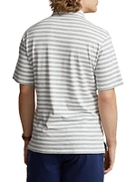 Striped Cotton Polo Shirt