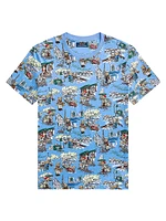 Polo Bear Print Jersey T-Shirt