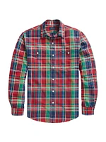 Plaid Classic Oxford Sport Shirt