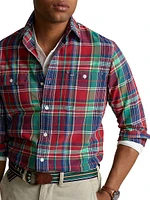 Plaid Classic Oxford Sport Shirt