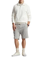 Half-Zip Rugby Polo Sweatshirt