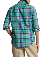 Classic Plaid Oxford Sport Shirt