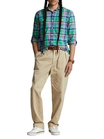 Classic Plaid Oxford Sport Shirt