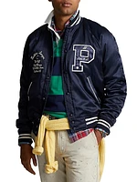 Patchwork Cotton-Blend Bomber Jacket