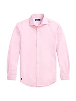 Cotton Button-Front Shirt