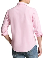 Cotton Button-Front Shirt