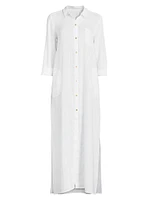 Natalie Maxi Cover-Up Shirtdress