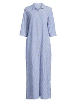 Natalie Maxi Cover-Up Shirtdress