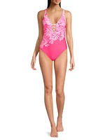 Jaspen Floral One-Piece Swimsuit