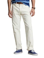 Five-Pocket Straight-Leg Jeans