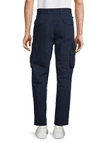 Herringbone Cotton Cargo Pants