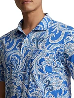 Paisley Print Polo Shirt