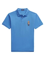 Mesh Short-Sleeve Polo Shirt