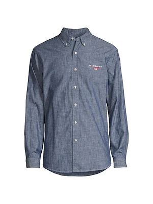 Chambray Button-Down Shirt