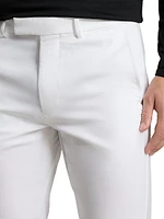 Stretch Flat-Front Pants