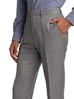 Wool Twill Slim-Fit Trousers