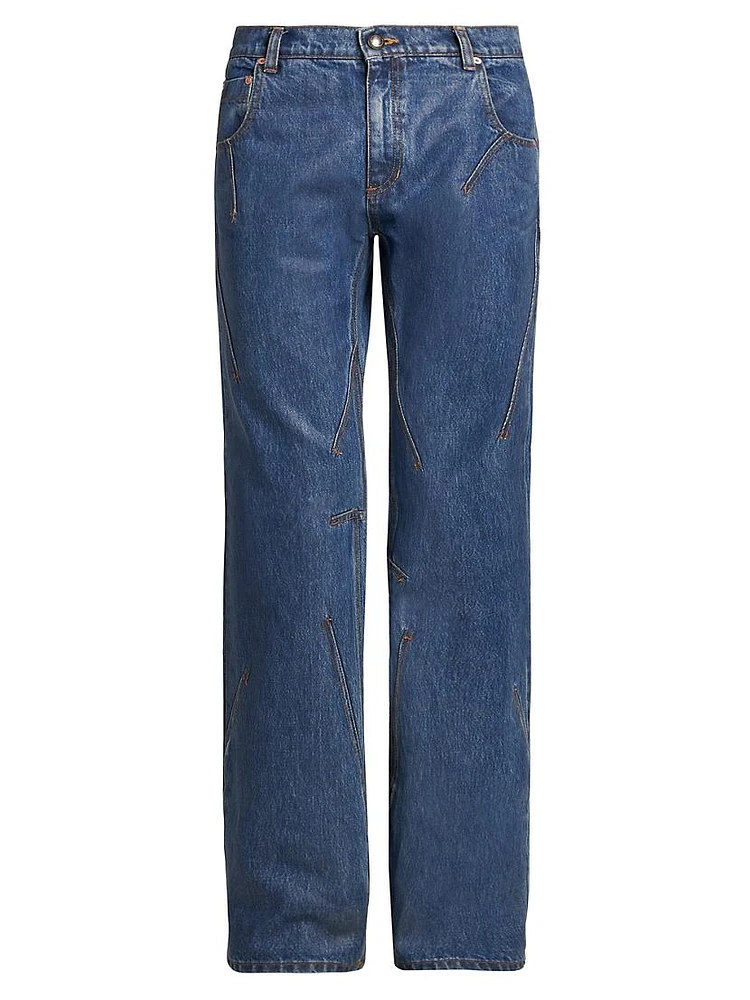 Tripot Coated Flare Jeans