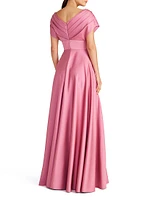 Cecelia Draped A-Line Gown