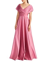 Cecelia Draped A-Line Gown