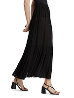 Tiered Ruffle Maxi Skirt