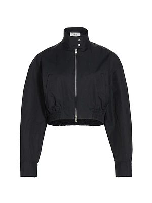 Elliott Cotton-Blend Crop Jacket