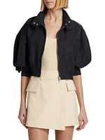 Elliott Cotton-Blend Crop Jacket