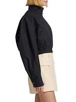 Elliott Cotton-Blend Crop Jacket