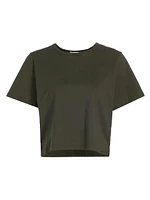 Julia Cotton Cropped T-Shirt