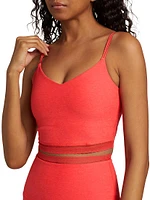 Spacedye Allure Lace High Cropped Tank