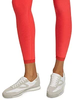 Spacedye Allure Lace-Trim Leggings