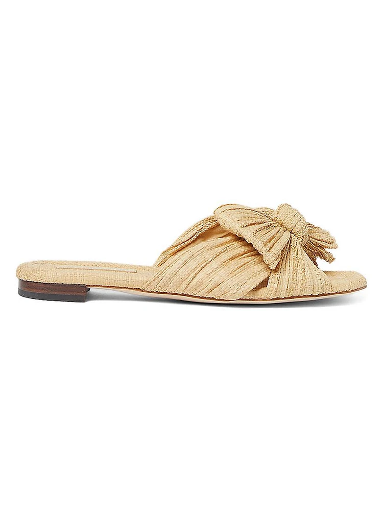 Daphne Pleated Knot Sandals